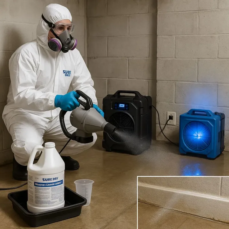 Sanitization and Odor Removal process in The Villages, FL